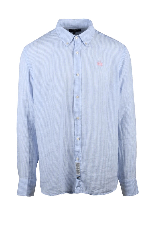 LA MARTINA* shirt WHITE/LIGHT BLUE (264641-1137) Men