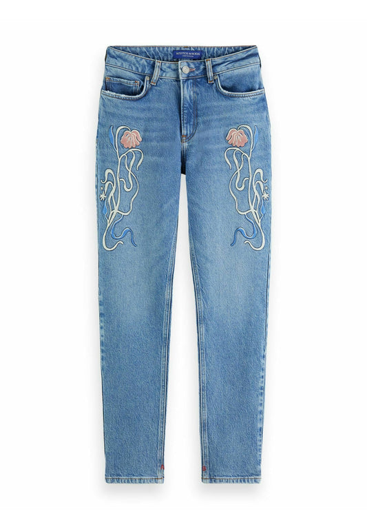 Scotch & Soda High Five high rise slim fit jeans Blue (SC321N08V-K11) Women