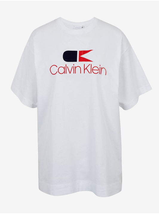 Calvin Klein Jeans, T-Shirt, White, Women