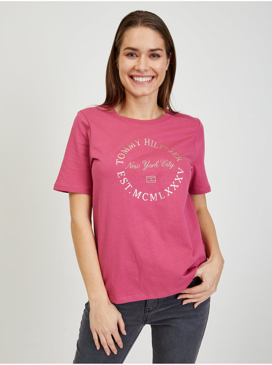Tommy Hilfiger, T-Shirt, Pink, Women