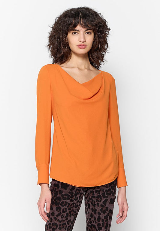 LIU JO ECS BLUSA Orange (ZZO2V2P22-H00) Women