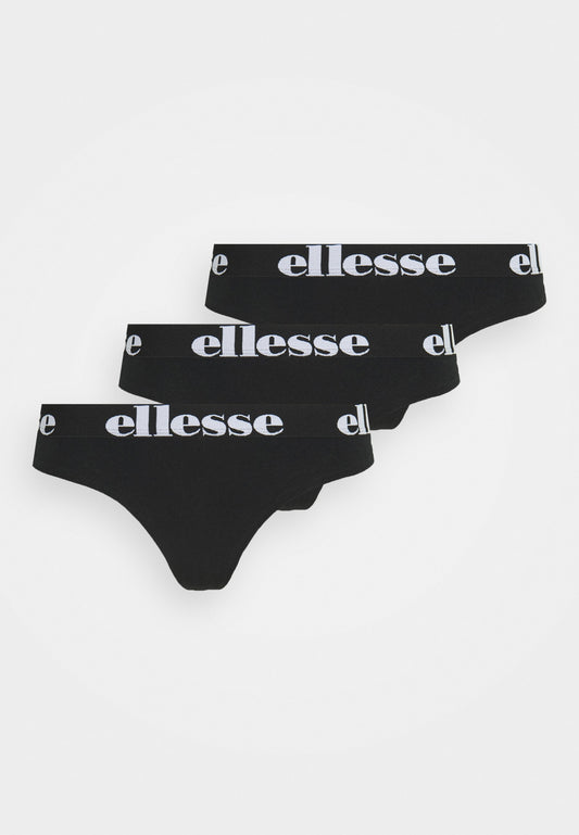Kayley 3 Pack Thong Black (SZA12517) Women