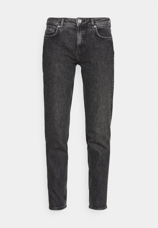 Scotch & Soda The Keeper slim fit jeans contains recycled Cotton—Final Act Mottled Dark Grey (SC321N04Y-C11) Women