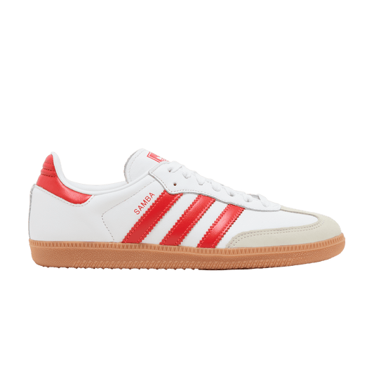 adidas Samba OG White Solar Red Gum (Women's) Women