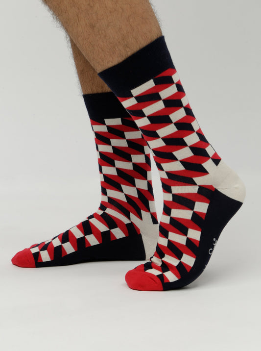 Socks, Red, Men