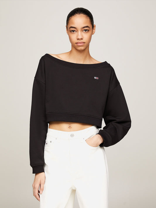 Tommy Jeans Women hoodless sweatshirts (DW0DW17956-BDS)