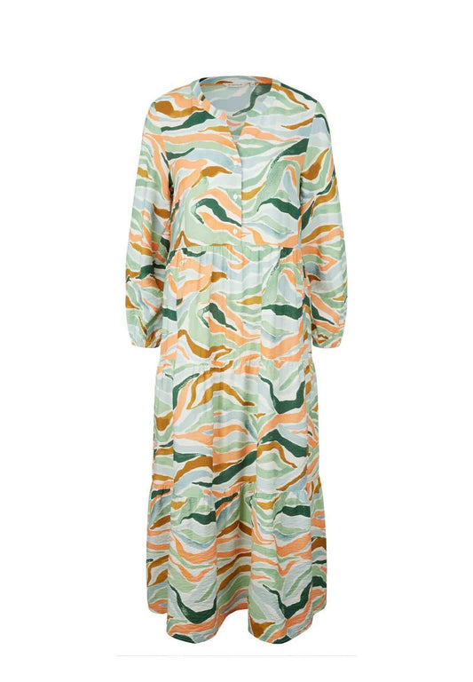 TOM TAILOR Kleider  Maxi-Kleid mit Volants (TO221C0QA-T11) Women
