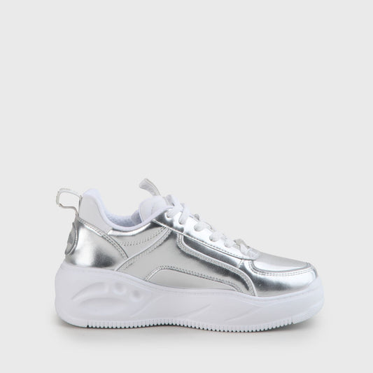 Buffalo Women sports shoes (1630461_Silver)