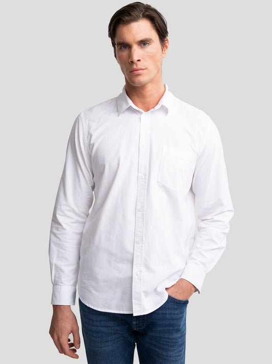 Big Star Men shirts (Big Star Shirt 141654 White-100)