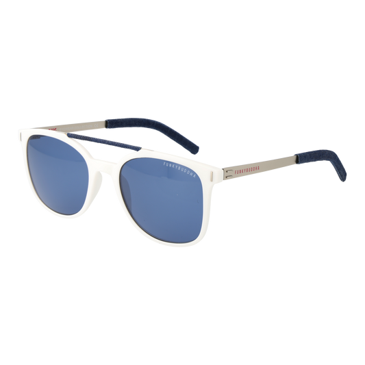 Funky Buddha Rectangle Sunglasses White (25002893) Men