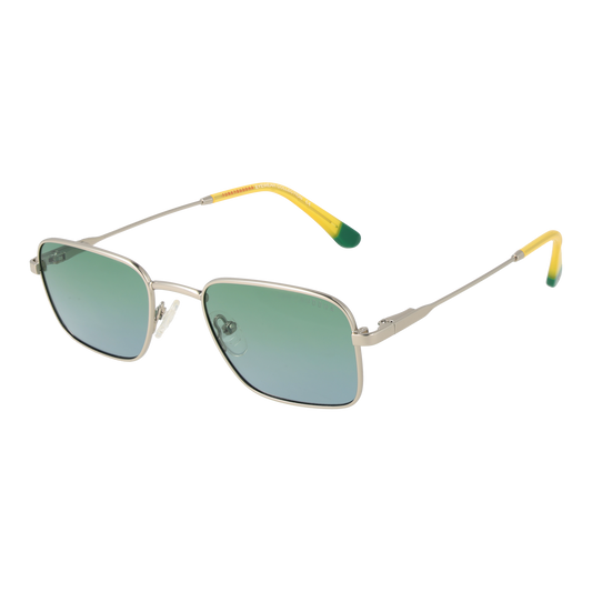 Funky Buddha Rectangle Sunglasses Silver (25002912) Men