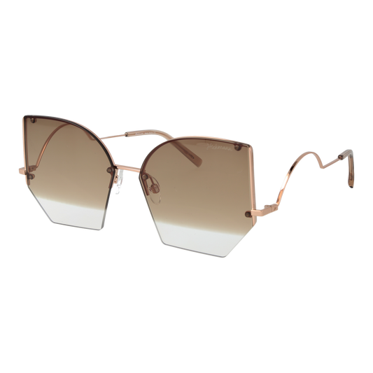 Ana Hickmann Butterfly Sunglasses Rose Gold (20232336) Women