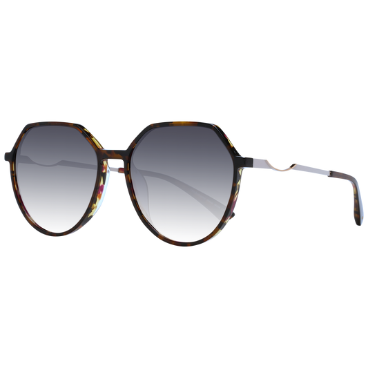 Ana Hickmann Round Sunglasses Brown (20240815) Women