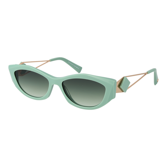 Ana Hickmann Oval Sunglasses Green (26001397) Women