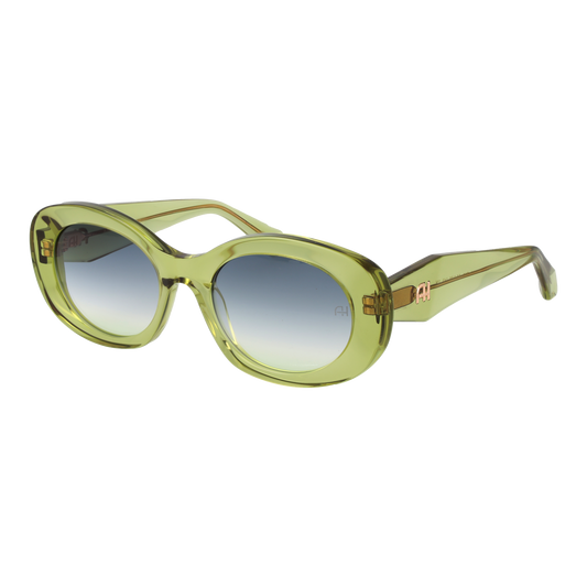 Ana Hickmann Oval Sunglasses Green (26000829) Women