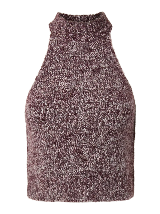 Softcore Sleeveless Knit Top Winetasting Ambrosia Melange (17167743) Women