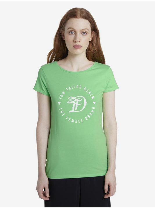 Tom Tailor Denim, T-Shirt, Green, Women
