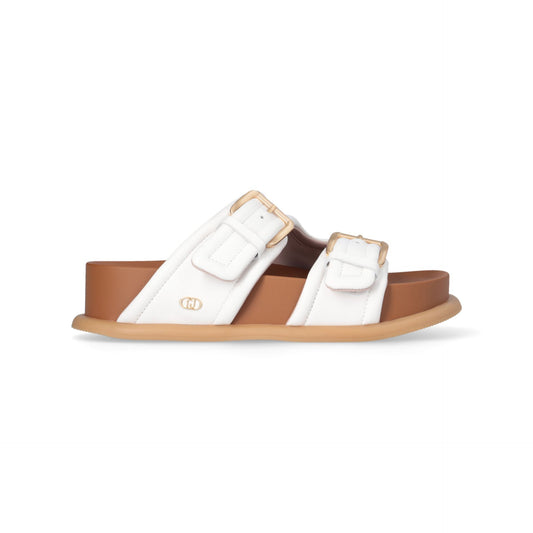 LOREN 09 - SANDAL SPREADING OFF WHI Women