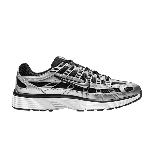 Nike P-6000 Metallic Silver Black White (Women's) Women