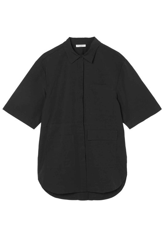 Marc O'Polo DENIM Cargo-Longbluse loose aus Bio-Baumwolle-Nylon-Mix (OP521E097-Q11) Women