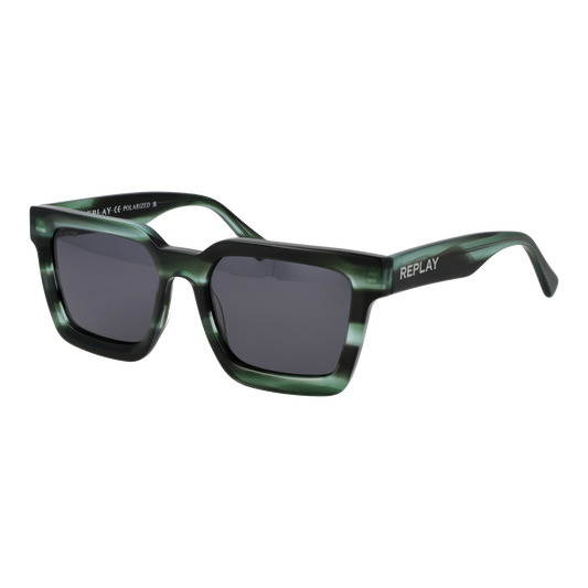 Replay Square Sunglasses Green (25007352) Unisex