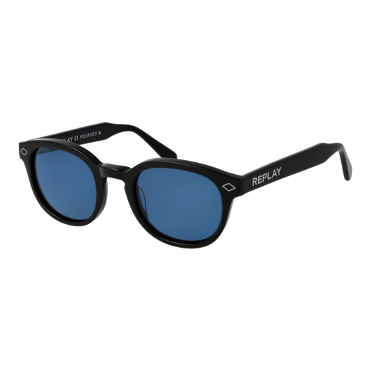 Replay Panto Sunglasses Black (25007354) Unisex