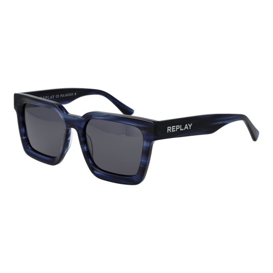 Replay Square Sunglasses Blue (25007353) Unisex