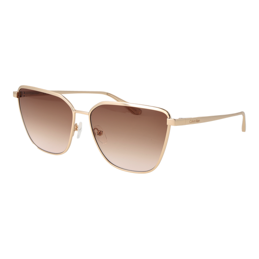 Calvin Klein Square Sunglasses Gold (26003747) Women