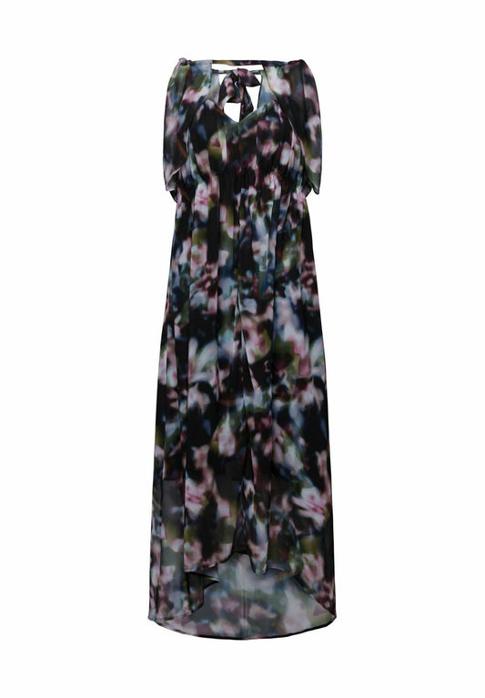 Esprit Collection Recycelt: Midikleid aus gemustertem Chiffon (ES421C1R4-Q11) Women