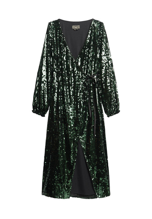 Superdry Sequin Wrap Maxi Dress.... Women