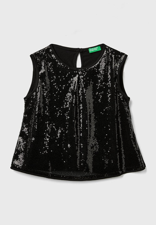 United Colors of Benetton CAMICIA S/M black (ZZO1MZB44-Q00) Kids