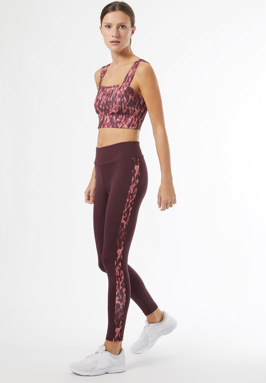 Dorothy Perkins Red Print Yoga Top (DP521D0R2-G11) Women