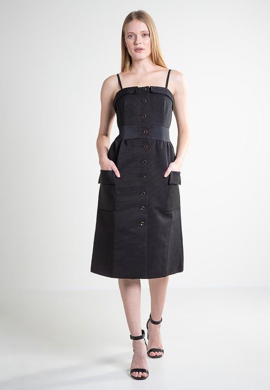 Ted Baker COTTON BUTTON DRESS (ZZO0U2F29-Q00) Women