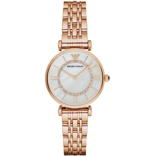 Armani Quartz Watch Rose Gold (AR1909) Women