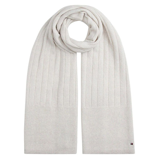 Tommy Hilfiger Flag Fluffy Scarf Light Grey (AW0AW17787-PQU) Women