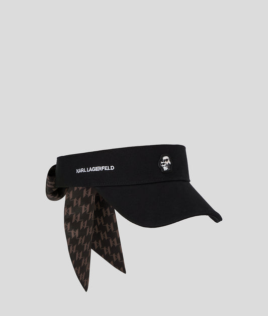 Karl Lagerfeld Ikon Visor Tie Black (B1W33021999) Women