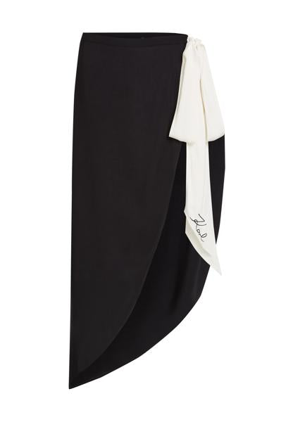 Karl Lagerfeld Karl Bow Pareo Black (B2W46035999) Women