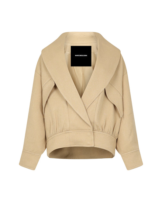 Marco Bologna Coat Thalai Beige (BPA26178CP) Women