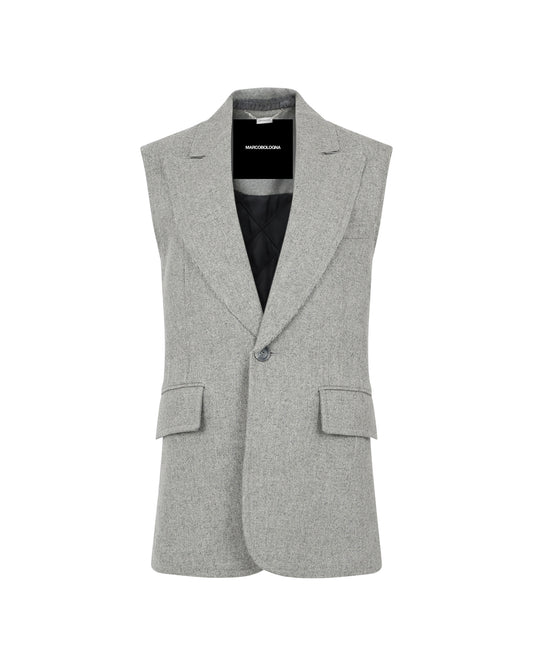 Marco Bologna Gilet Jacket Kailas Grey Lig.M (BPA26197GT) Women