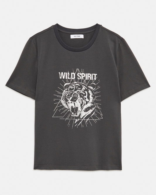 NIGHT OF NAVY T-Shirt Dark Grey (18C4479C31) Women