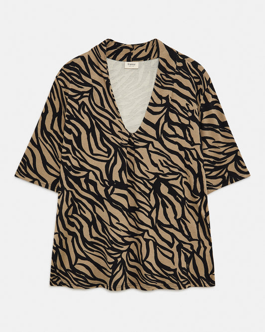 FRANSA T-Shirt Camel (18C4555C21) Women