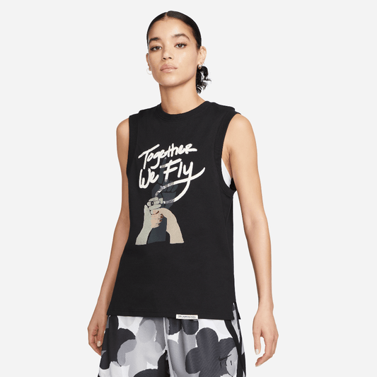 Nike Dri-FIT Standard Issue Women's Top Black/White (DH7658-010) Women