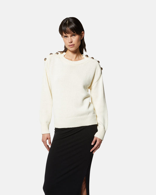 Silvian Heach Sweater Guazi Milk (GPP25156MA) Women
