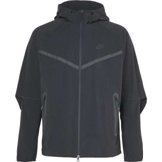 NIKE Tech Woven Windrunner Full-Zip Jacket BLACK Men