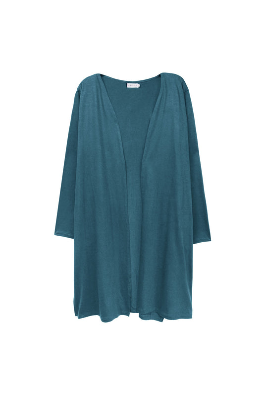 CLOSET by LO Cardigan Blue Turquoise (13J2404C11) Women