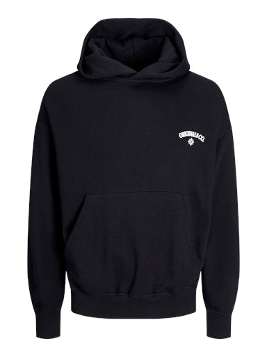 Jack & Jones Originals JORSANTORINI GRAPHIC SWEAT HOOD SN Black (12253126-Black) Men