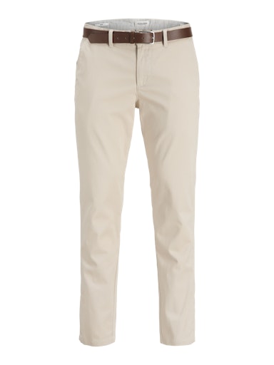 Jack & Jones Pants Studio * JPSTMARCO JJLEGACY W BELT STYD AW24 LN Moonbeam (12278766-Moonbeam) Men