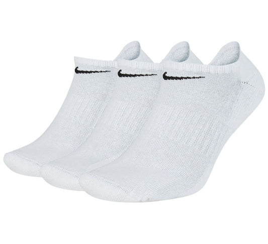 Nike Everyday Cushion No-Show Socks (3-pack) (SX7673-100) Unisex