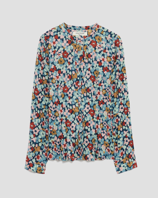 Shirt NICE THINGS Women (S4533_C3_blue)