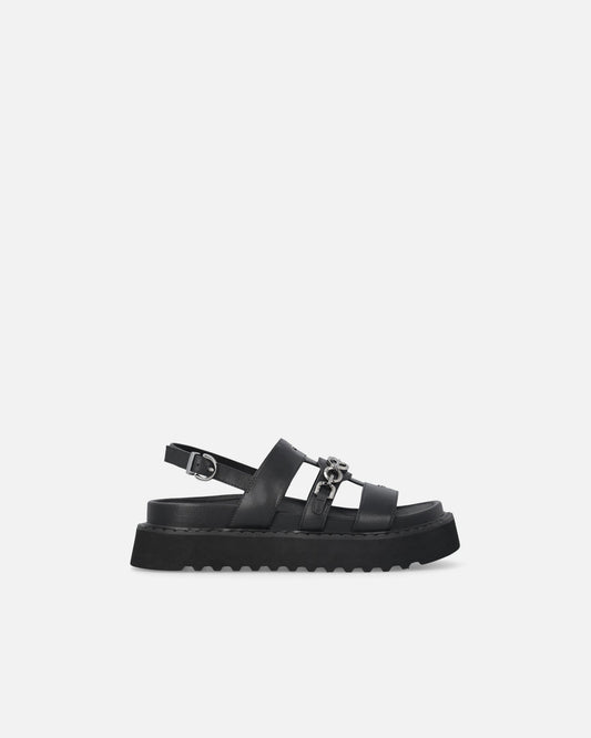 KATE 06 - SANDAL CALF LEATHER BLACK Women